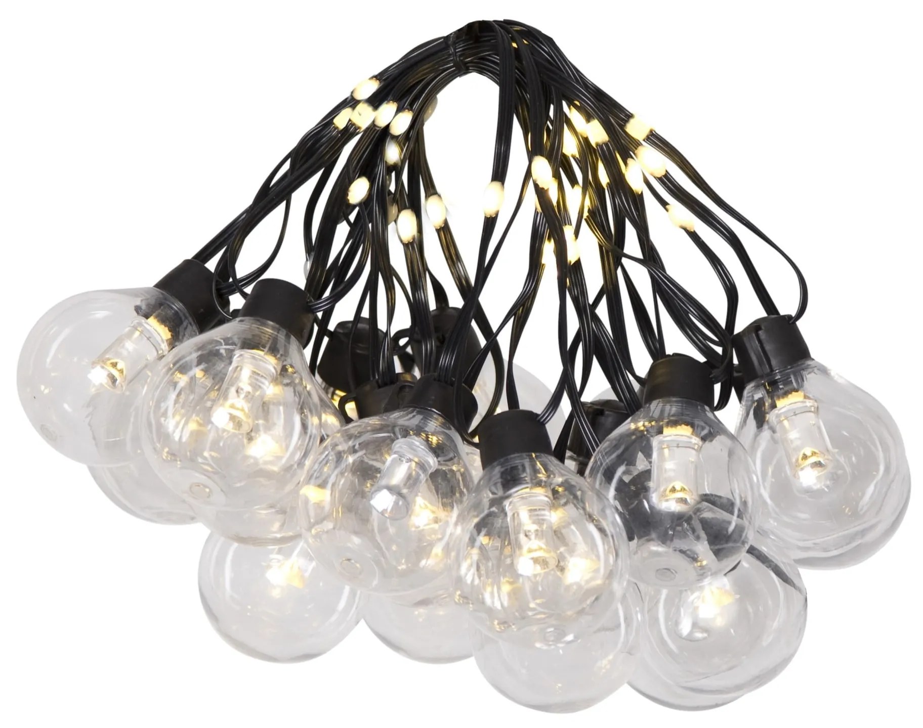 STAR TRADING Vonkajšia svetelná reťaz Bolla – 20 žiaroviek