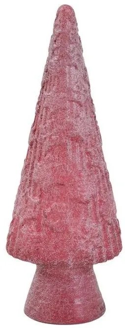 Dekoračné ružový sklenený stromček - Ø 14 * 34 cm