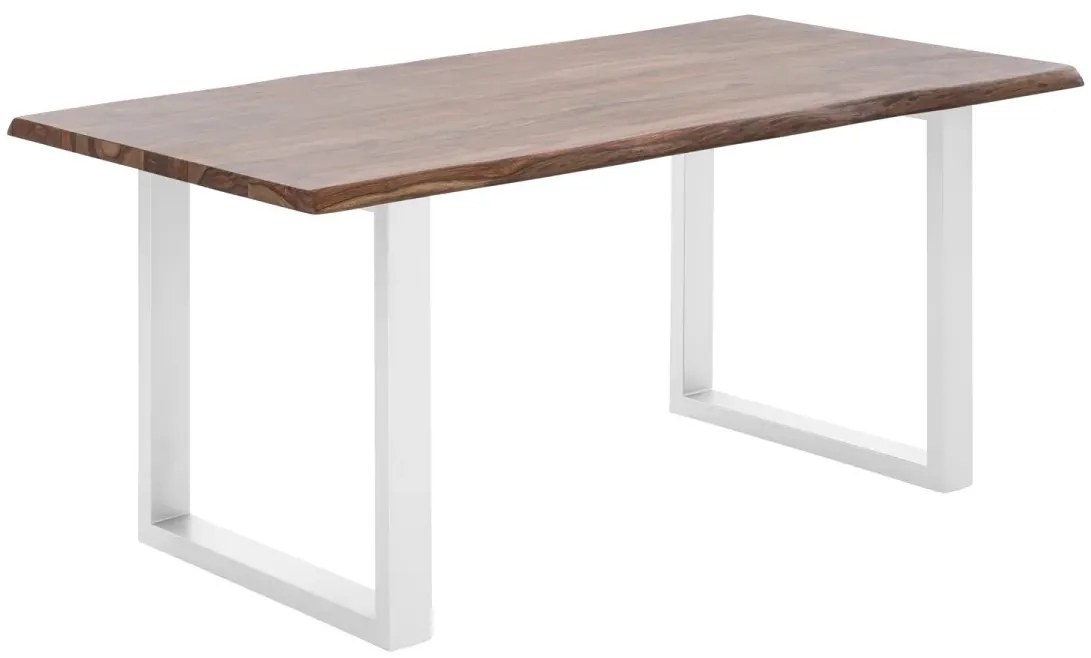 furniture-nabytek.cz - Masívny jedálenský stôl Bullwer z palisandra, lakovaný, hnedý – 170×90 cm