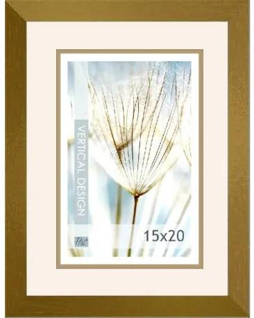 Fotorám 15x20, Quadro/GOLD
