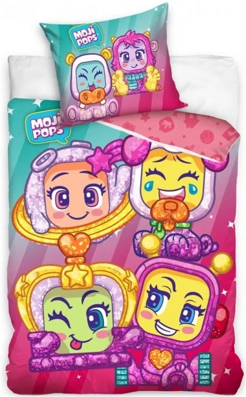 Bavlnené posteľné obliečky Moji Pops - MagicBox Toys - 100% bavlna - 70 x 90 cm + 140 x 200 cm