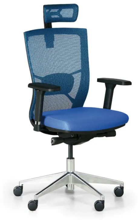 Kancelárska stolička DESIGNO, modrá
