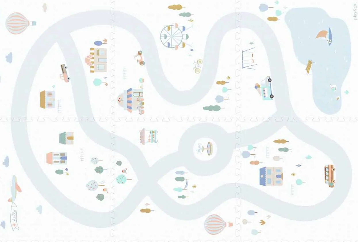 Play&Go EEVAA podložka na hranie Village