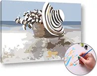 Maľovanie podľa čísel ODDYCH NA PLÁŽI – nízka náročnosť