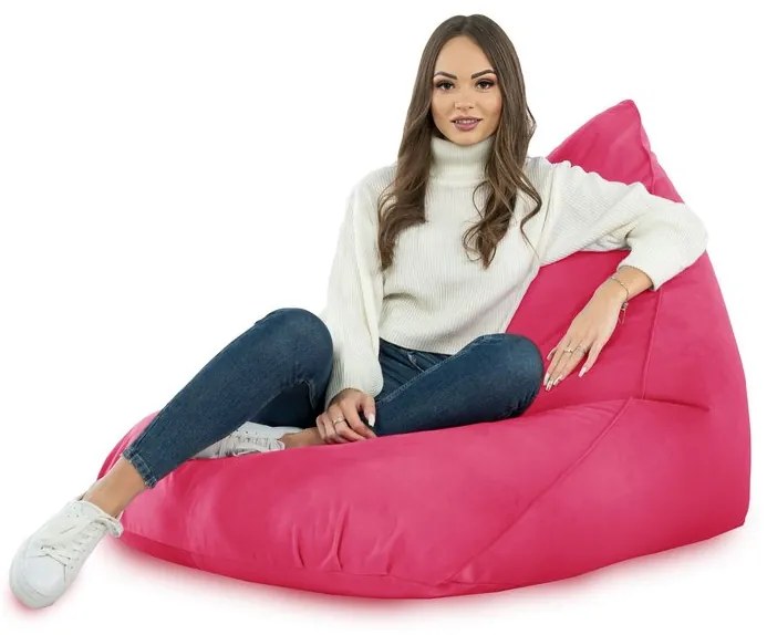 Sedací vak Bermudy Plyš Farba: Ružový