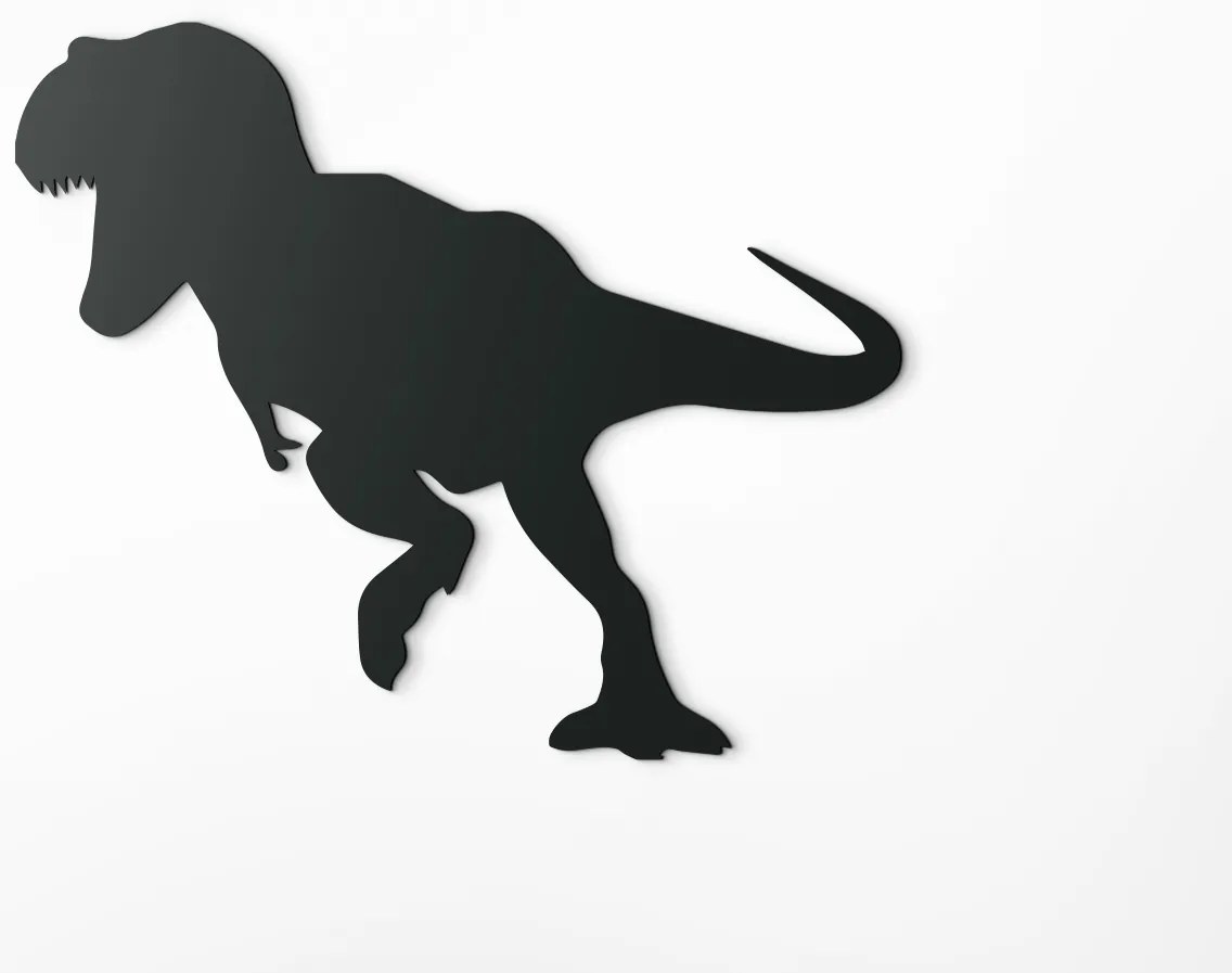 drevko Nálepka do detskej izby Tirannosaurus rex Rozmer obrazu: 27 x 32,5 cm, Farba dekorácie: Čierna