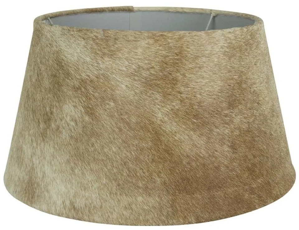 Béžové kožené tienidlo na lampu Taurus - 50 * 40 * 26cm Béžové kožené tienidlo na lampu Taurus - 50 * 40 * 26cm