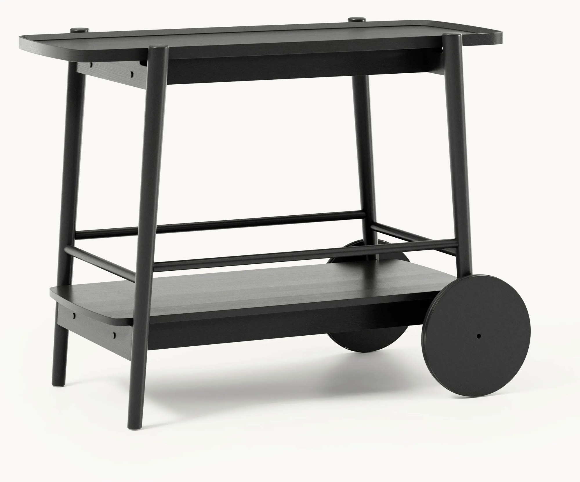 Drevený vozík na nápoje Libby