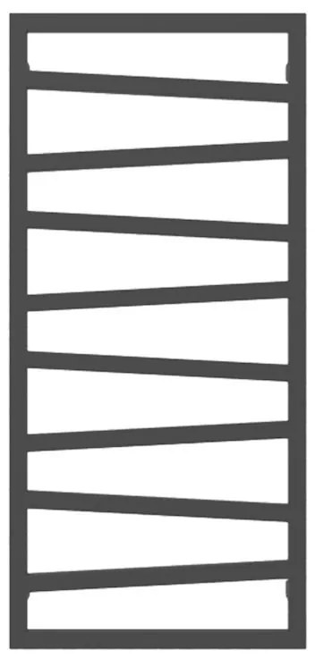 Terma Zigzag 1070x500 kombinovaný radiátor Heban Z8