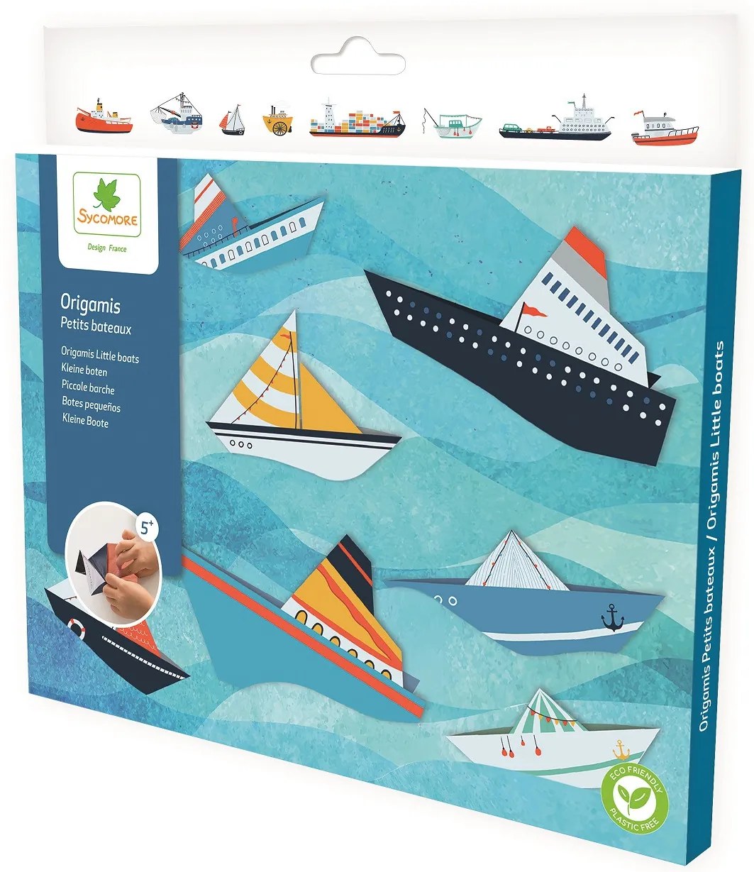 Origami - kreatívna súprava - malé loďky