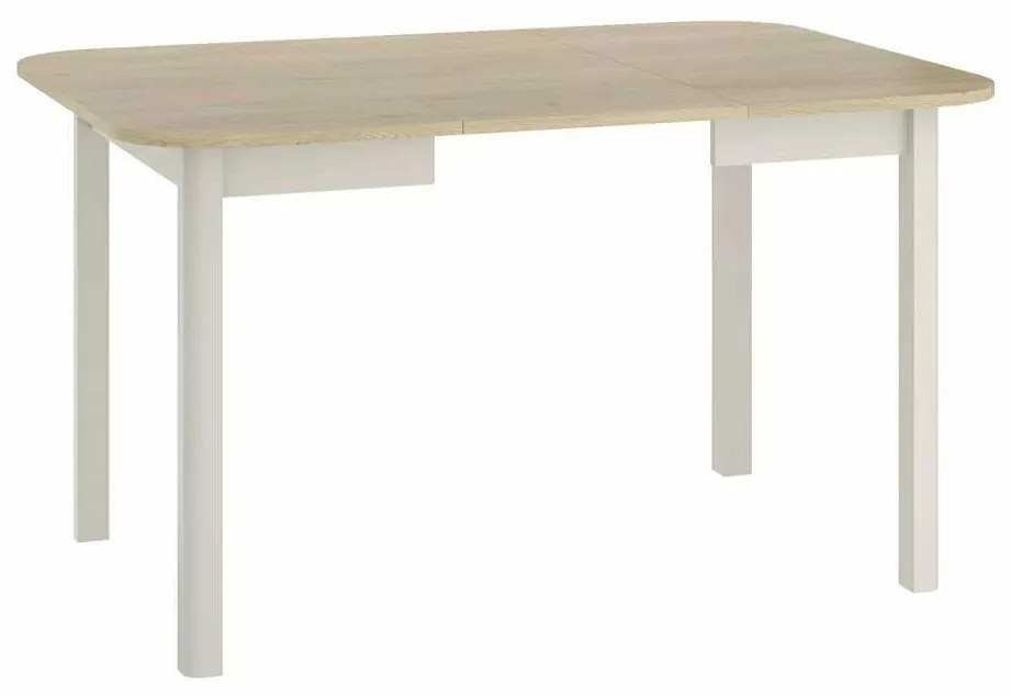 Jedálenský stôl Dante II, dub cremona / krémová