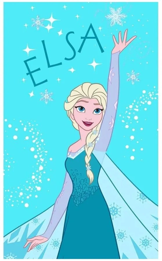 Detský uterák Ľadové kráľovstvo - Frozen - motív princezná Elsa - 100% bavlna - 30 x 50 cm
