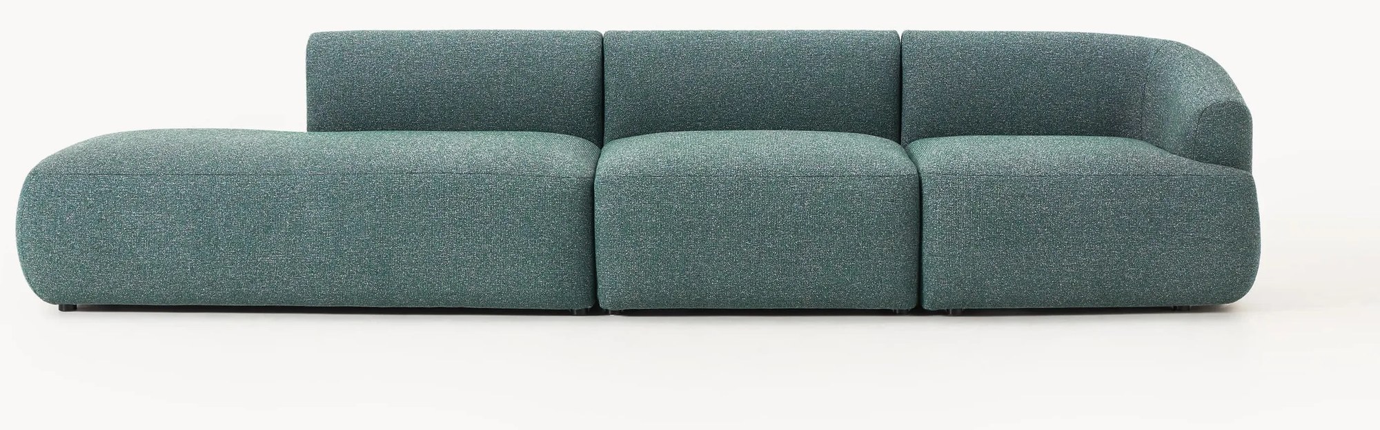 Modulárne XL buklé ležadlo Sofia