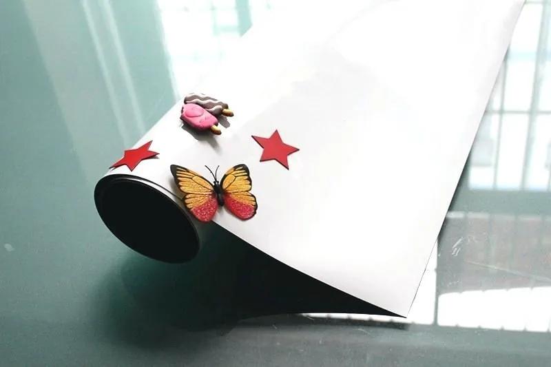 Popisovateľná magnetická fólia - biela XXL