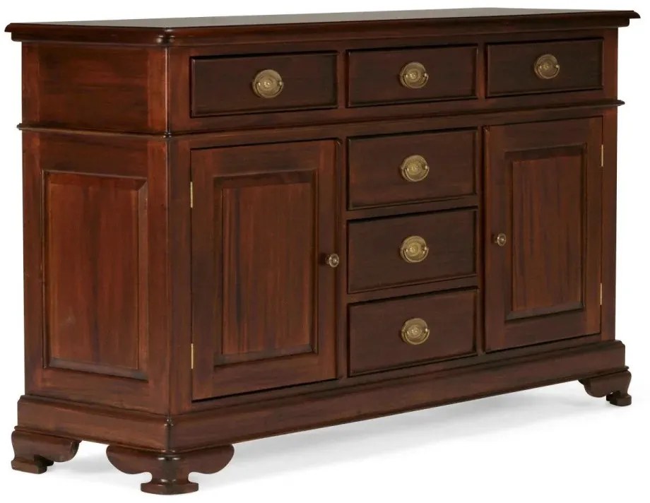 furniture-nabytek.cz - Masívny príborník Cambridge II z mahagónu, lakovaný, hnedý