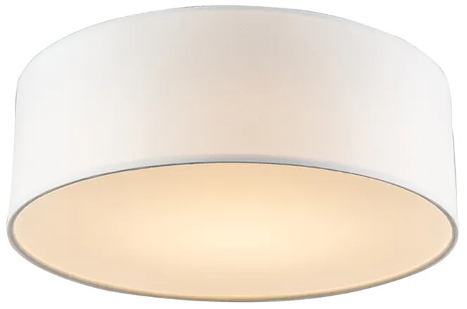 Stropné svietidlo biele 30 cm vrátane LED - Drum LED