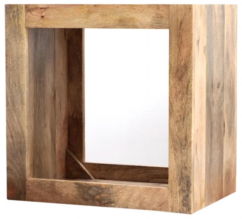 Odkladací stolík Hina 50x50x35 z mangového dreva Mango natural