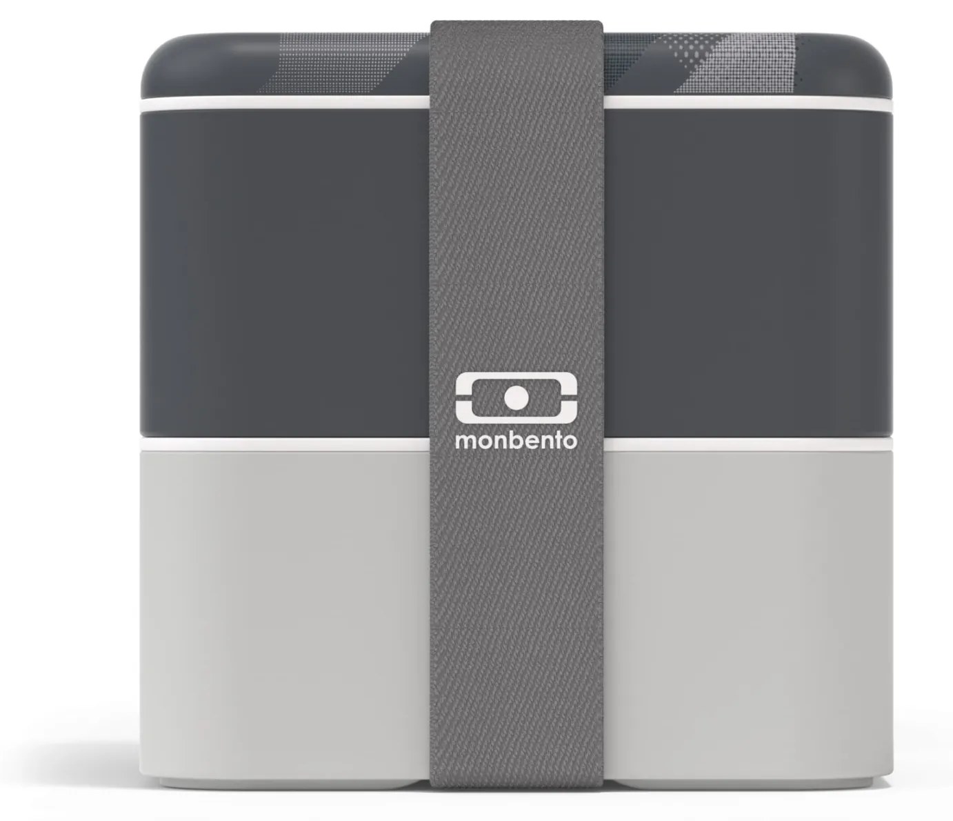 monbento Desiatový box Monbento Square Graphic Grey 1,7 l