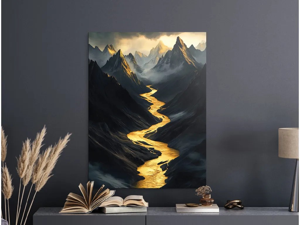 drevko | Obraz Údolie zlatej rieky drevko | Obraz Údolie zlatej rieky