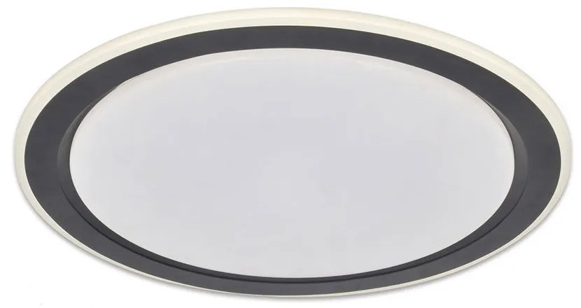 TOP LIGHT Svetlo nástenné-stropné Norman 50C RC, Čierna