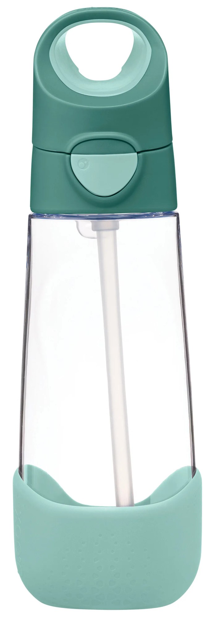 Fľaša na pitie so slamkou 600 ml - emerald forest