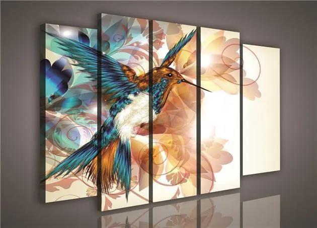 Obraz na plátne kolibrík 150 x 100 cm