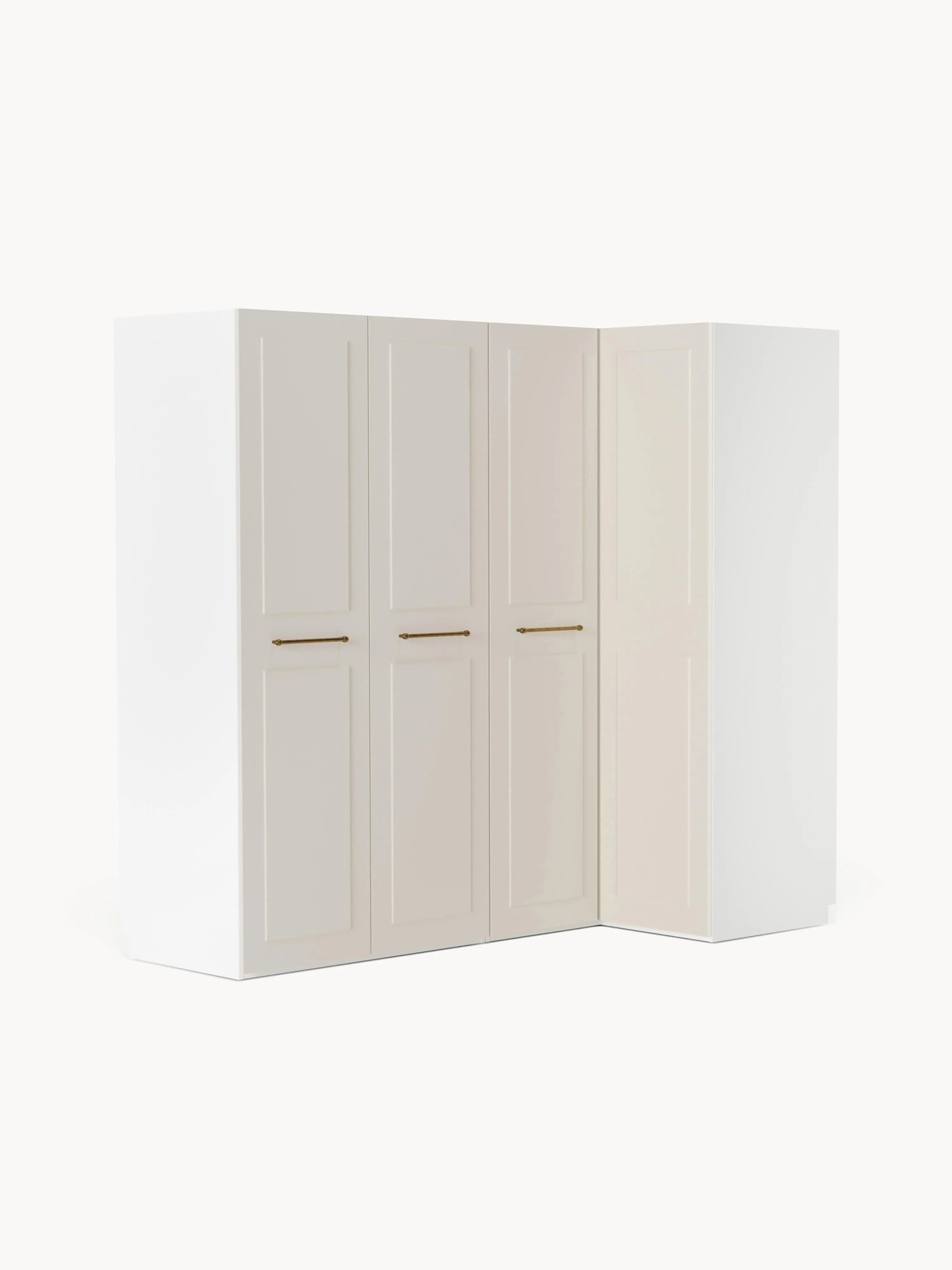 Modulárna rohová šatníková skriňa Charlotte, Š 215 cm