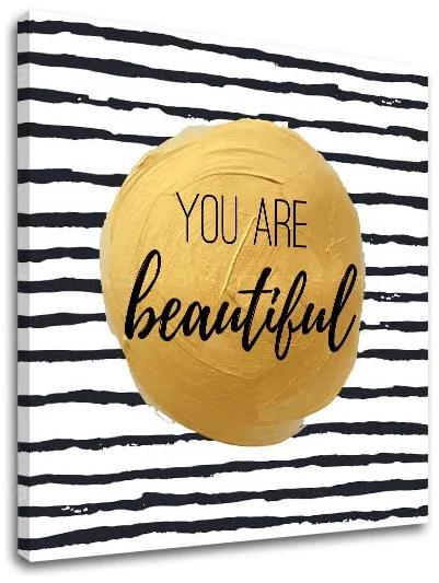 Obraz na stenu s textom You are beautiful | rôzne rozmery