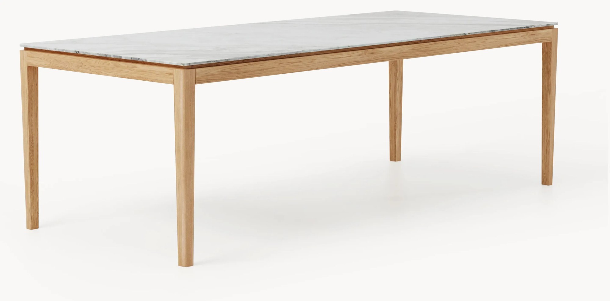 Jedálenský stôl's mramorovým vzhľadom Jackson