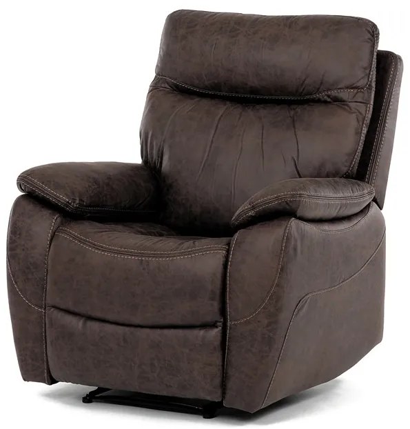 Autronic BONTEC Polohovacie kreslo, hnedá, látka vintage, TV-4092 BR3 Farba: Hnedá