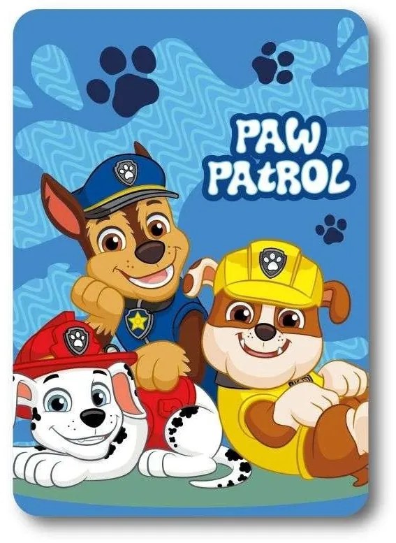 Deka fleecová Labková patrola 100x140 cm