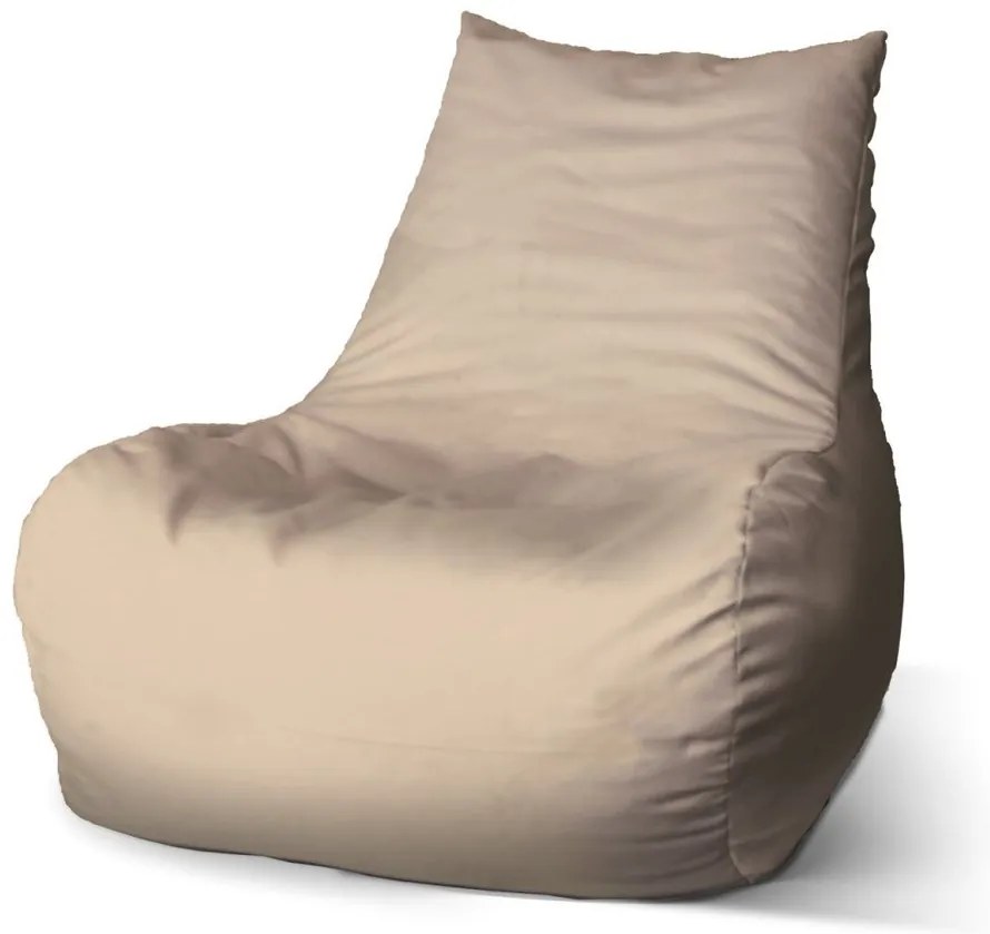 Sedací vak Bean svetlobéžová, béžová