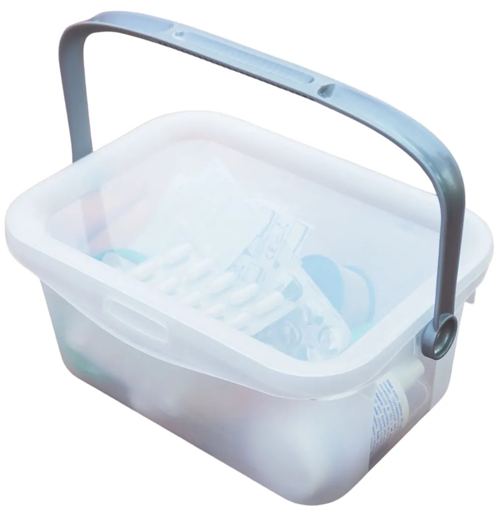 Viacúčelový úložný box s vekom, box na prášok 3l, CURVER - MULTIBOXX