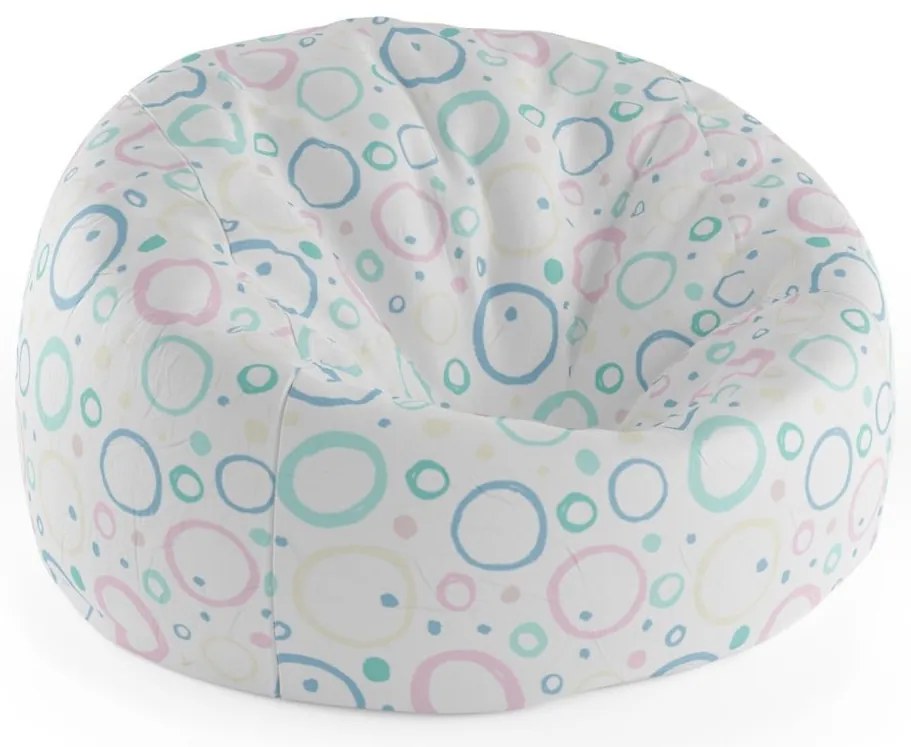 Sedací vak Cocoon bublifuk - detský, farebná
