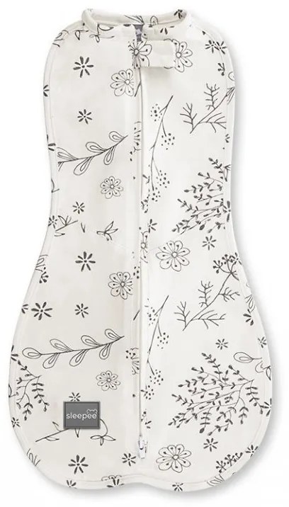 Zavinovačka Sleepee First Step Swaddle s čiapočkou zadarmo Bloom