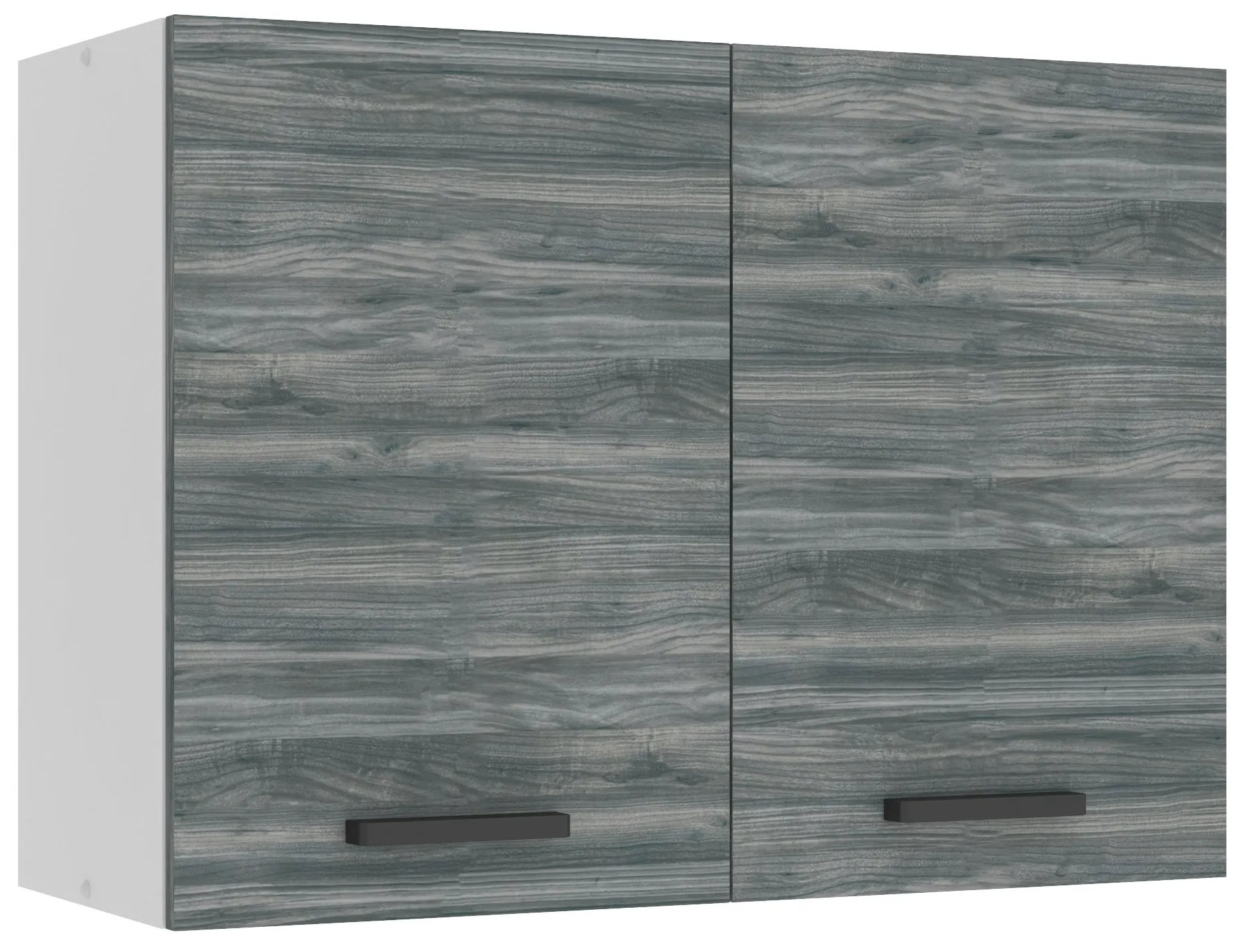 Kuchynská skrinka Belini Premium Full Version horná 80 cm šedý antracit Glamour Wood