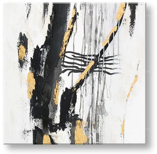 Maľovaný obraz na stenu ABSTRAKT 60x60 cm