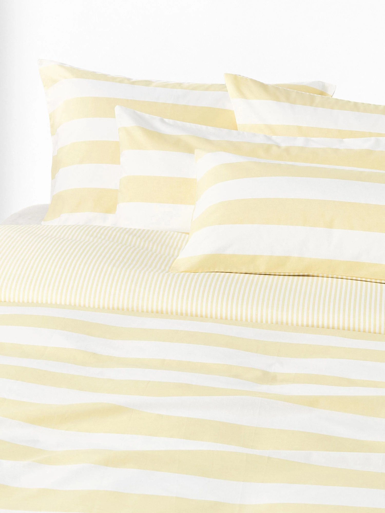 Pruhovaná obojstranná obliečka na paplón z bavlny Lorena