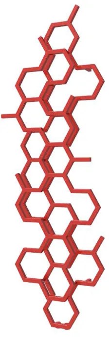 Terma Hex 1700x573 vodný radiátor Soft 3028 ZX