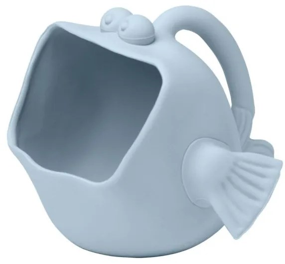 Scrunch silikónové vedierko a kanvička 2v1 v tvare ryby, Duck Egg Blue