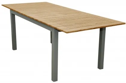 Doppler EXPERT WOOD - záhradný rozkladací hliníkový stôl 150/210 x 90 x 75 cm - 2. akosť (N593)