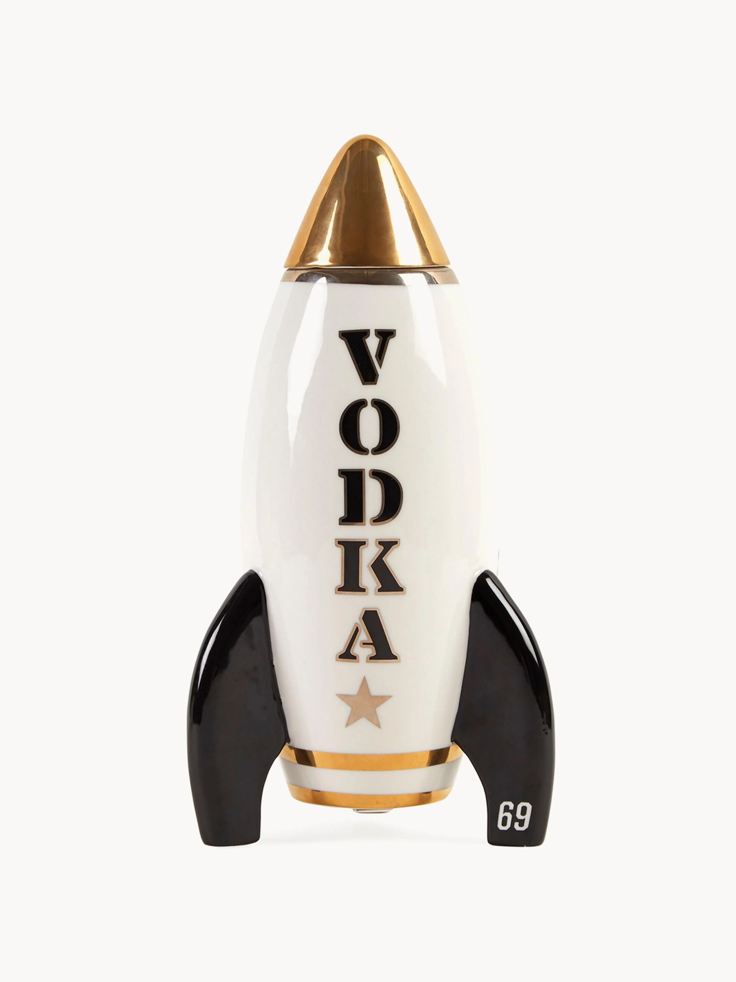 Dekantér's prvkami v zlatej farbe Rocket, 830 ml