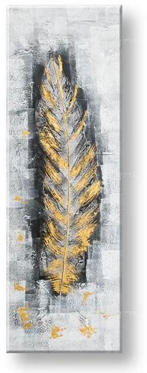 Maľovaný obraz na stenu LIST 40x120 cm