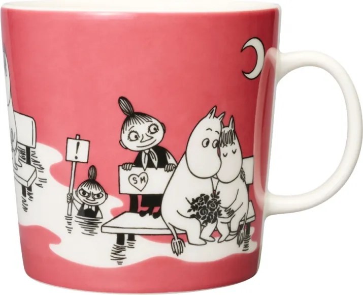 Hrnček Moomin 0,4l, ružový