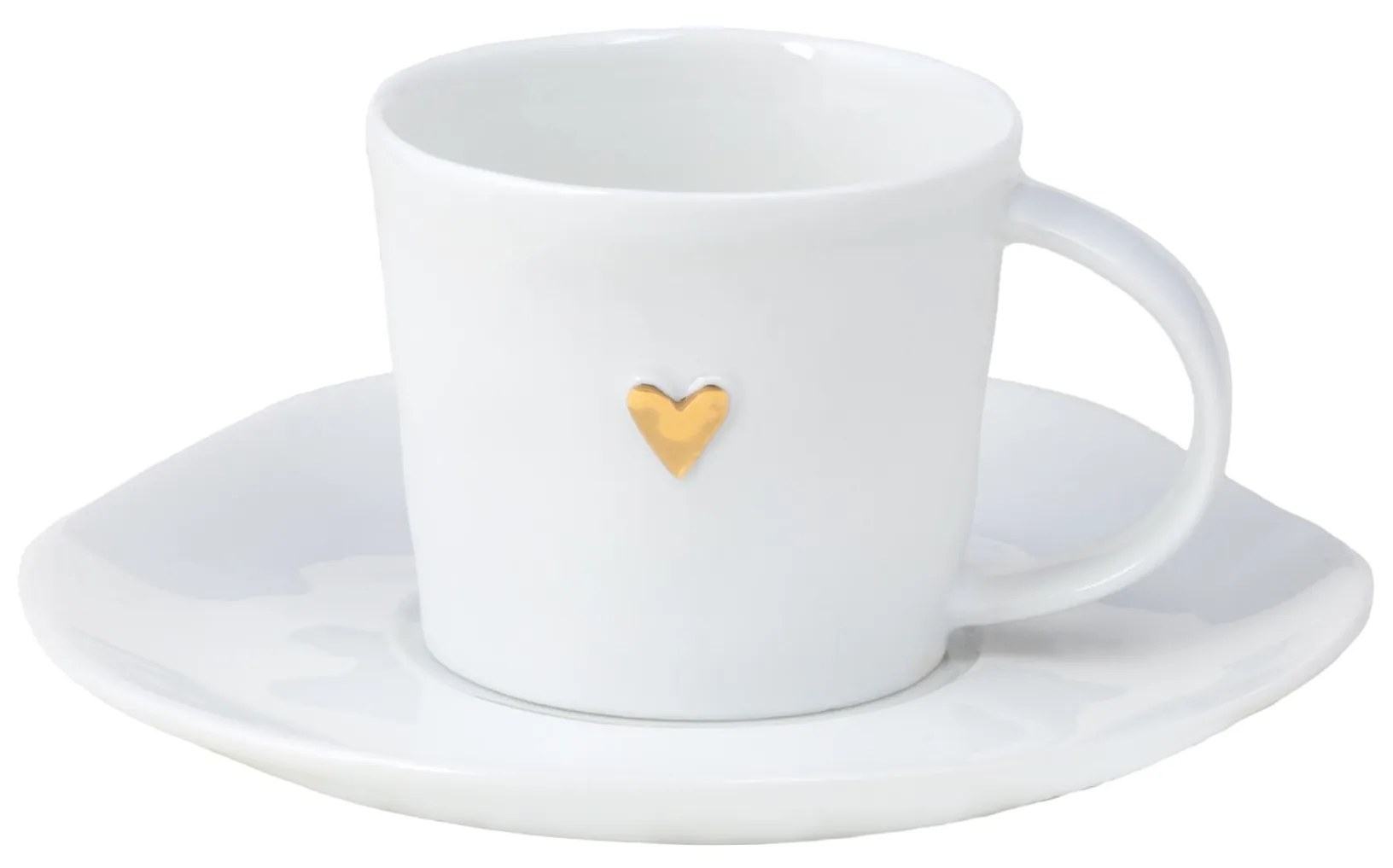 räder Porcelánová šálka s podšálkou Gold