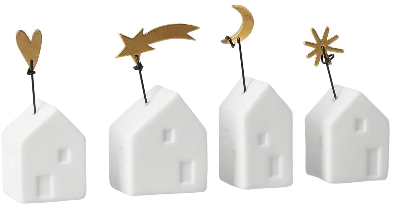 räder Porcelánová vianočná dekorácia Houses Hviezda