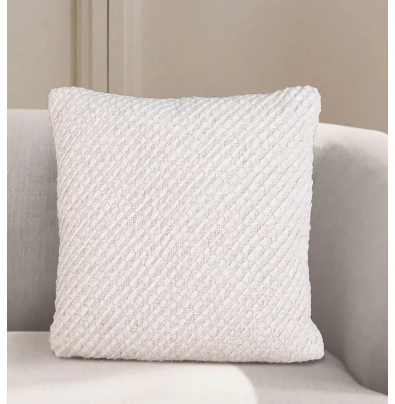 Vankúš BICAZ 45x45 cm z pravej vlny a juty