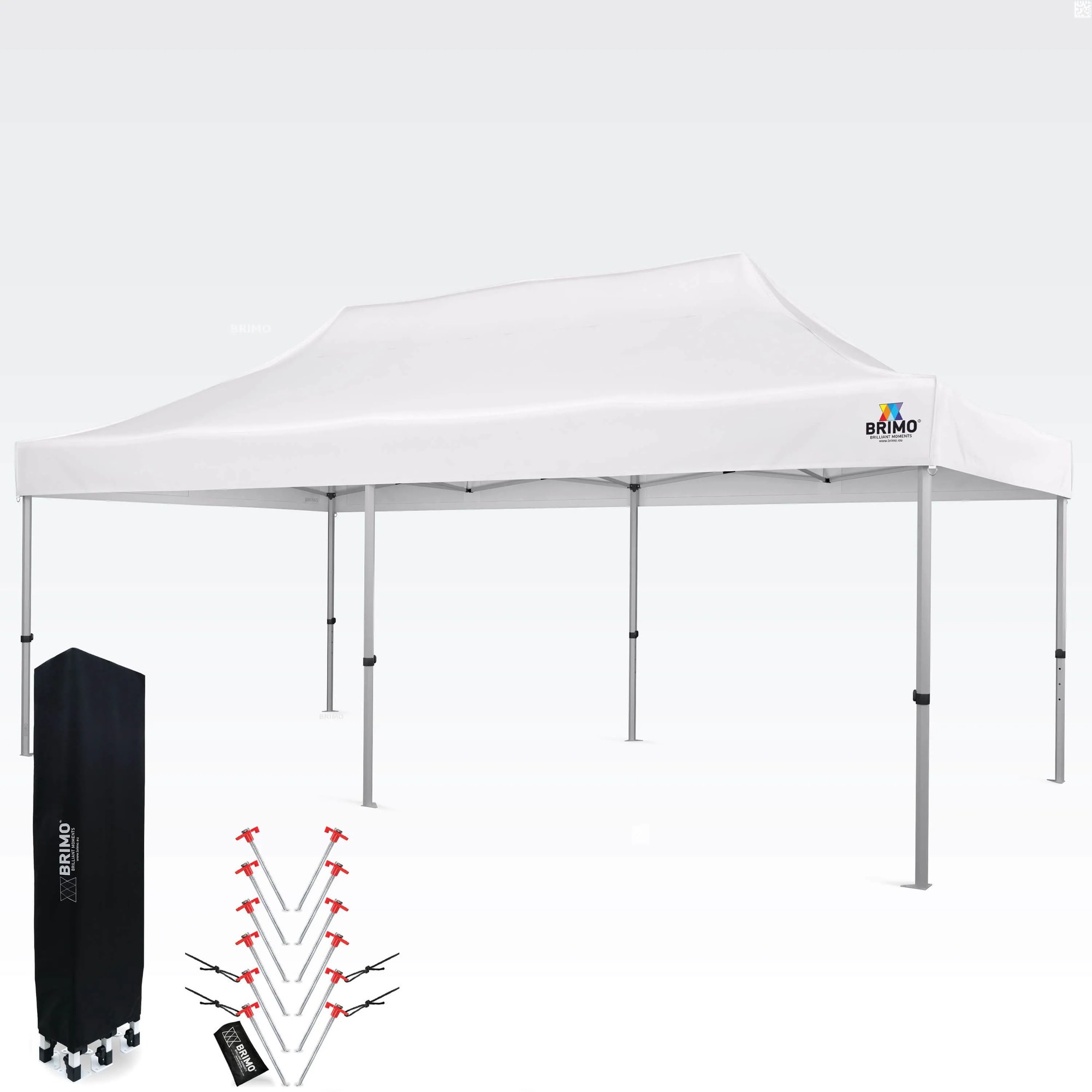 BRIMO Nožnicové stany 3x6m - bez stien - Biela 39