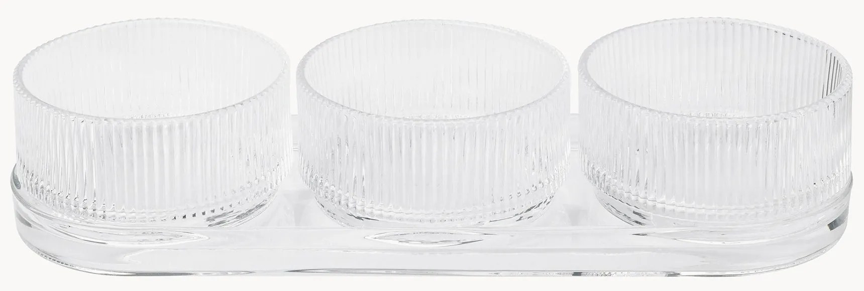 Misky na dipy's podnosom Pilastro, 4 ks