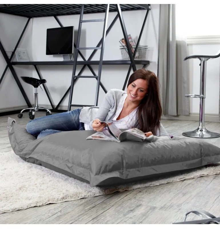 Sedací vak vankúš sivý EMI